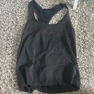 lulu Black Racerback Tank Top